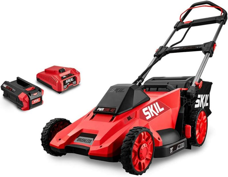 Photo 1 of ***MISSING PARTS *** SKIL PM4910-10 PWR CORE 40 20-Inch 40V Brushless Push Mower Kit