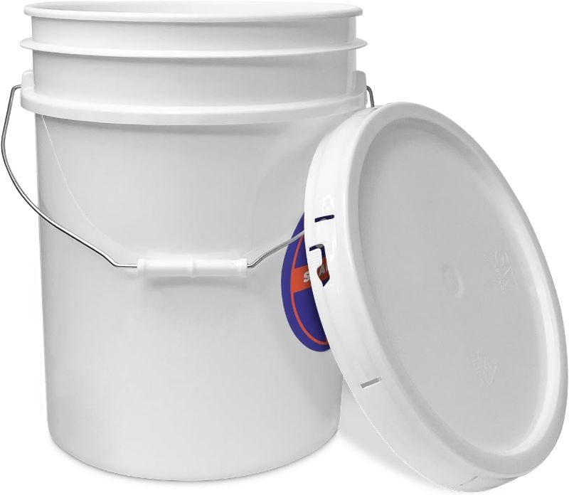 Photo 1 of *** NONREFUNDABLE BUNDLE OF 4 | STOCK PHOTO FOR REFERENCE ONLY *** Lowe's 5-Gallon (s) Plastic General Bucket
