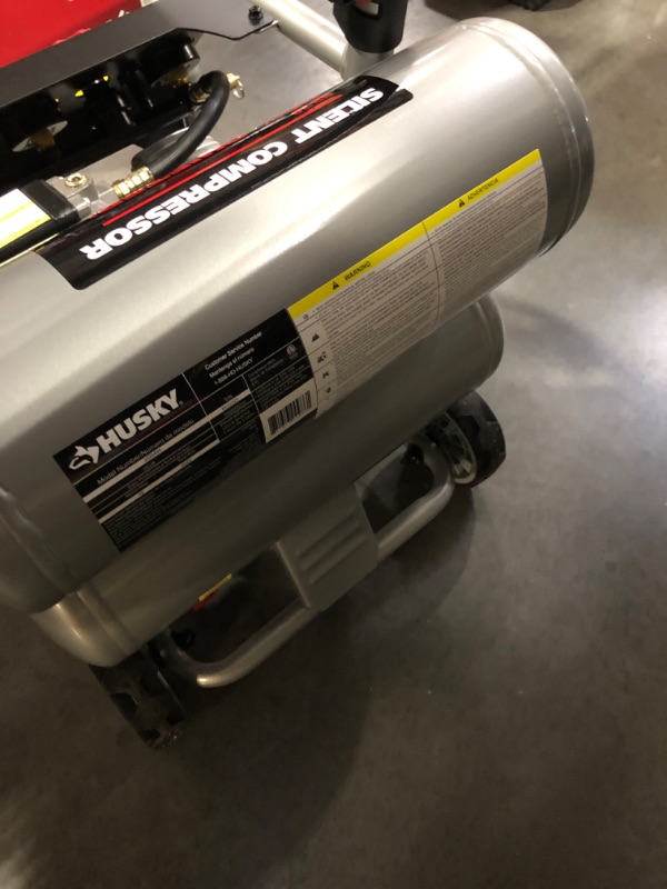 Photo 1 of 4.5 Gal. Portable Electric-Powered Silent Air Compressor
