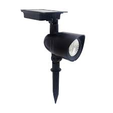 Photo 1 of **LIGHT SOMETIMES WORKS - AS-IS**Harbor Breeze 120-Lumen Black Solar LED Flood Light