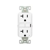 Photo 1 of **UNABLE TO TEST**
Eaton 20-Amp 125-volt GFCI Residential Decorator Outlet, White