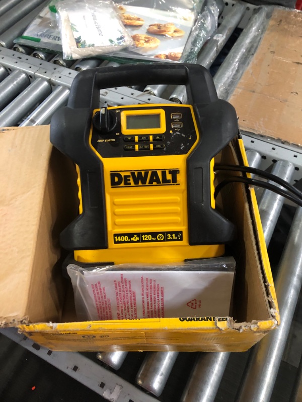 Photo 2 of **UNABLE TO TEST**
DEWALT DXAEJ14 Digital Portable Power Station Jump Starter