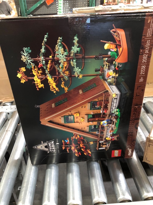 Photo 3 of **PREVIOUSLY USED - BRICKS LOOSE IN BOX**
LEGO Ideas A-Frame Cabin 21338 Collectible Display Set