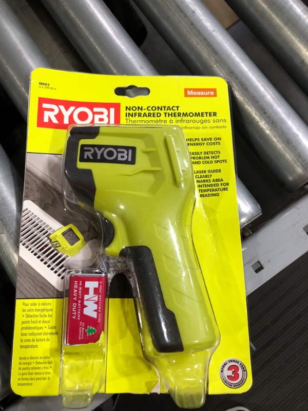 Photo 2 of Ryobi IR002 Infrared Thermometer for Checking Cold and Hot Spots in Your Home