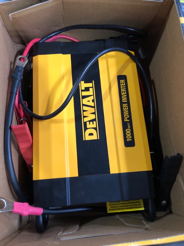 Photo 2 of **UNABLE TO TEST**
DEWALT DXAEPI1000 Power Inverter 1000W Car Converter