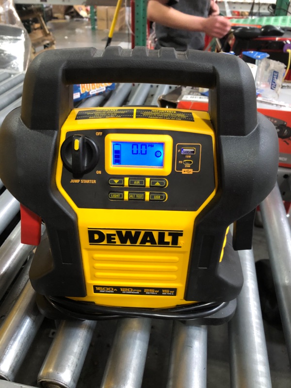 Photo 2 of DEWALT DXAEJ14-Type2 Digital Portable Power Station Jump Starter