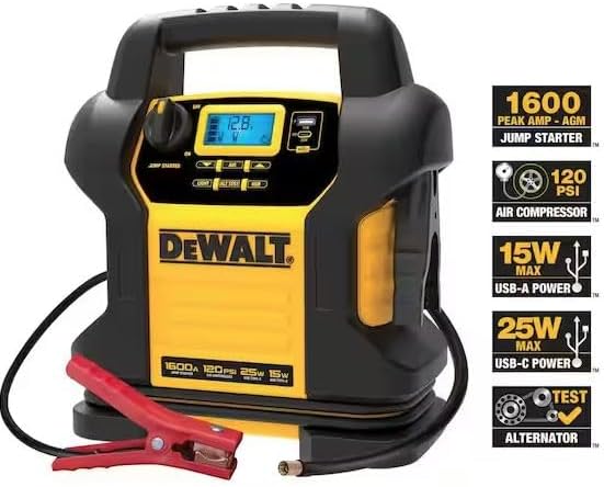 Photo 1 of DEWALT DXAEJ14-Type2 Digital Portable Power Station Jump Starter