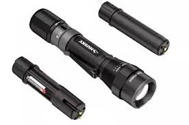 Photo 1 of Husky 1200 Lumens Dual Power LED Rechargeable Focusing Flashlight with Rechargeable Battery 