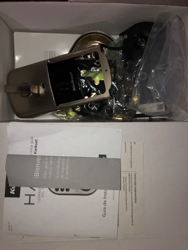 Photo 2 of (NON-REFUNDABLE) Kwikset Halo Wi-Fi Smart Door Lock, Keyless Entry Electronic Keypad Deadbolt Satin Nickel