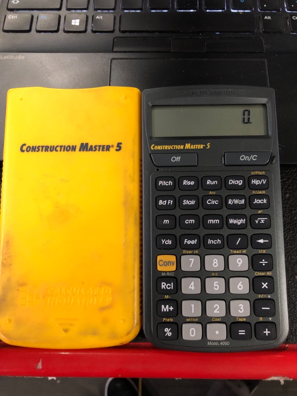 Photo 2 of Calculated Industries Construction Master 5 Calculator