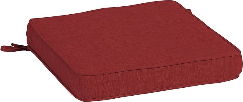 Photo 1 of (NON-REFUNDABLE) Arden Selections ProFoam Essentials Outdoor Seat Cushion 20 x 20, Ruby Red Leala