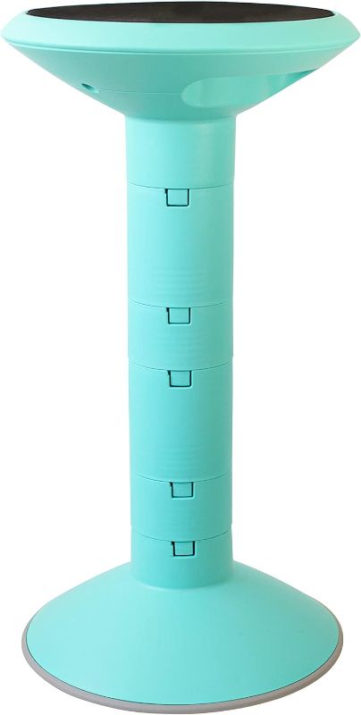 Photo 1 of **ONE BROKEN SECTION**
Storex Active Tilt Stool – Ergonomic Seating for Flexible Office Space Teal (00325U01C) Teal 24-inch