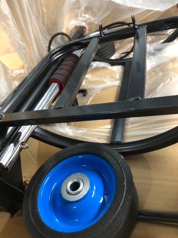 Photo 1 of Propane Tank Dolly Trolley Cart for 20/40/50 Lbs - Folding Hand Truck Caddy for Cylindrical Products with Curved Design YOULIOULI (Big) Large