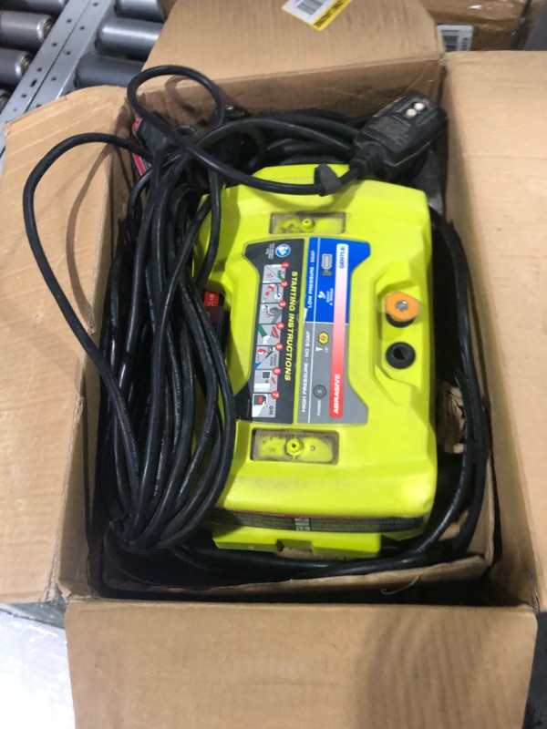 Photo 1 of **FOR PARTS ONLY - DOES NOT TURN ON**
RYOBI 1,800 PSI 1.2 GPM Electric Pressure Washer, RY141820VNM