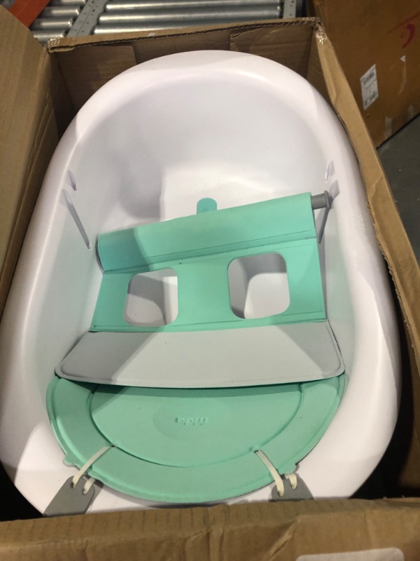 Photo 1 of **PREVIOUSLY USED - DIRTY**
4-in-1 Grow-with-Me Bath Tub by Frida Baby Transforms Infant Bathtub
