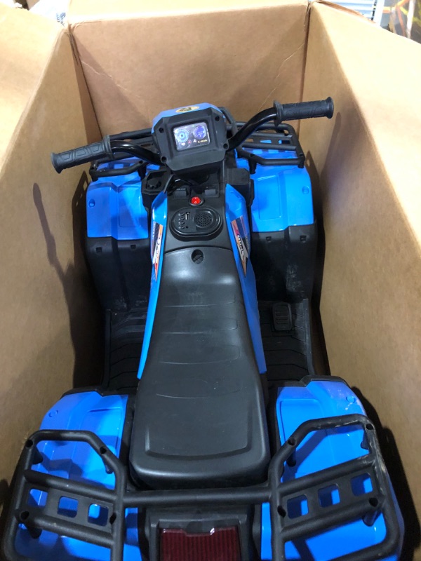 Photo 3 of **PLEASE READ NOTES**
Hikole 12V Kids ATV, Battery Powered Electric Ride on ATV 