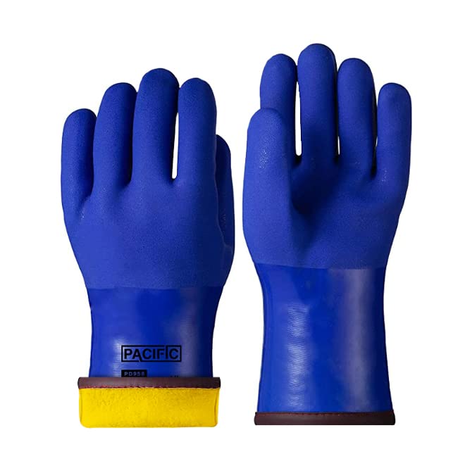 Photo 1 of PACIFIC PPE PVC Thermal Insulated Freezer Gloves Large (Pack of 1)