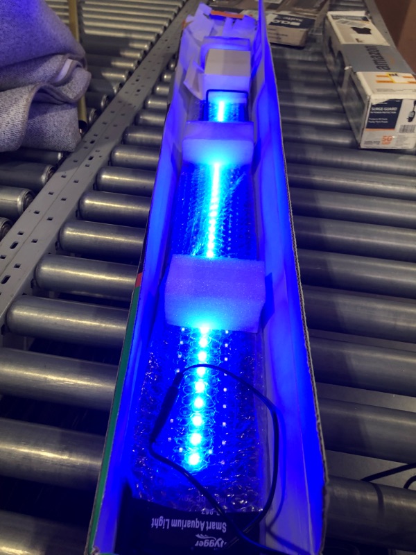 Photo 2 of Hygger Auto On Off 48-55 Inch LED Aquarium Light Extendable Dimable 72W(48"-55")