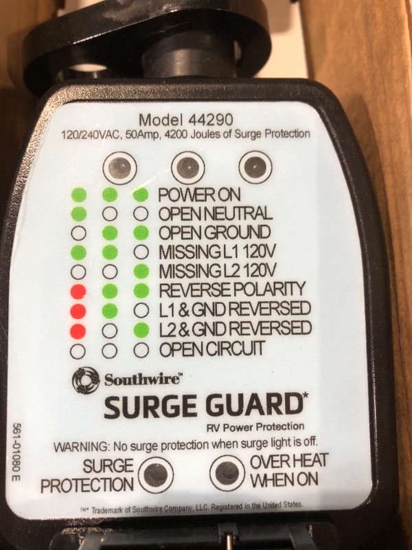 Photo 3 of **UNABLE TO TEST**
Surge Guard 44290 Portable Surge Protector - 120/240V, 50A