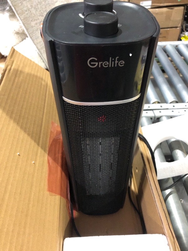 Photo 1 of Grelife Space Heater for Indoor use, 18" 1500W Ceramic Space Heater