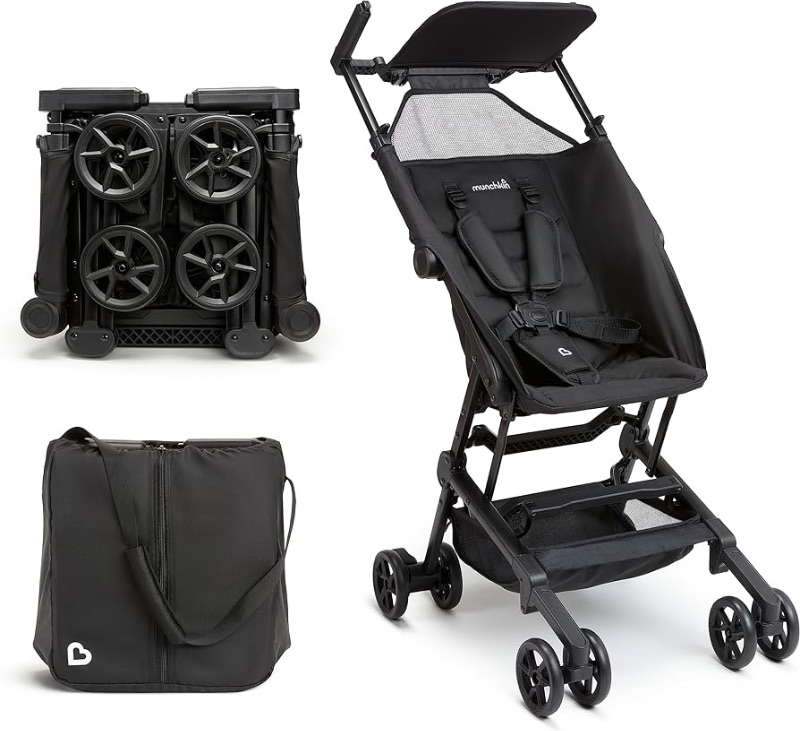 Photo 1 of Munchkin® Sparrow™ Ultra Compact Lightweight Travel Stroller for Babies & Toddlers, Black
