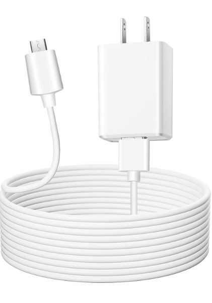 Photo 1 of **NON-REFUNDABLE - Bundle of 2 **
Ring   USB-A to Micro USB Power Cable for Indoor Cam - White