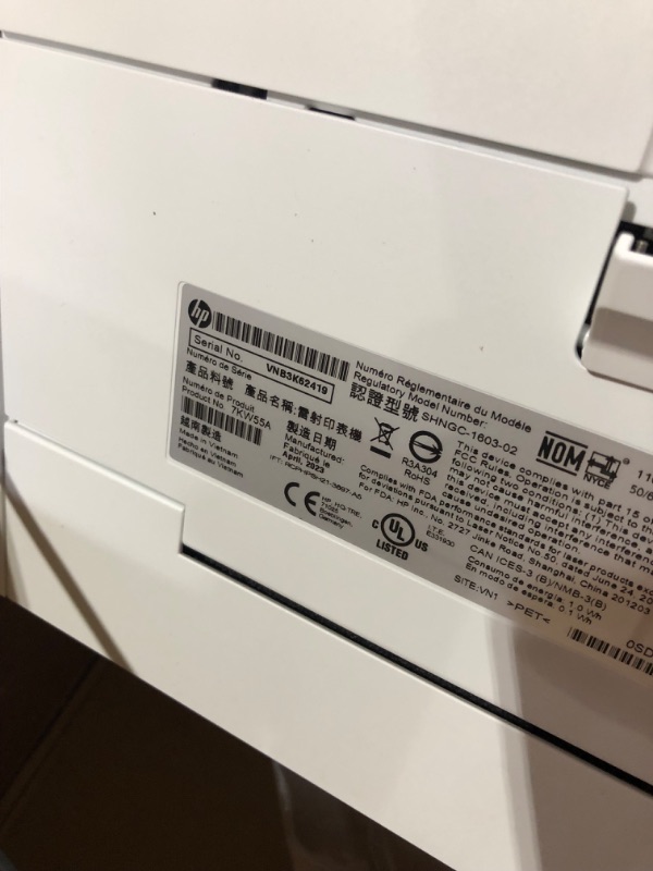 Photo 3 of **PLEASE READ NOTES**
HP Color LaserJet Pro M182nw Wireless All-in-One Laser Printer (7KW55A), White