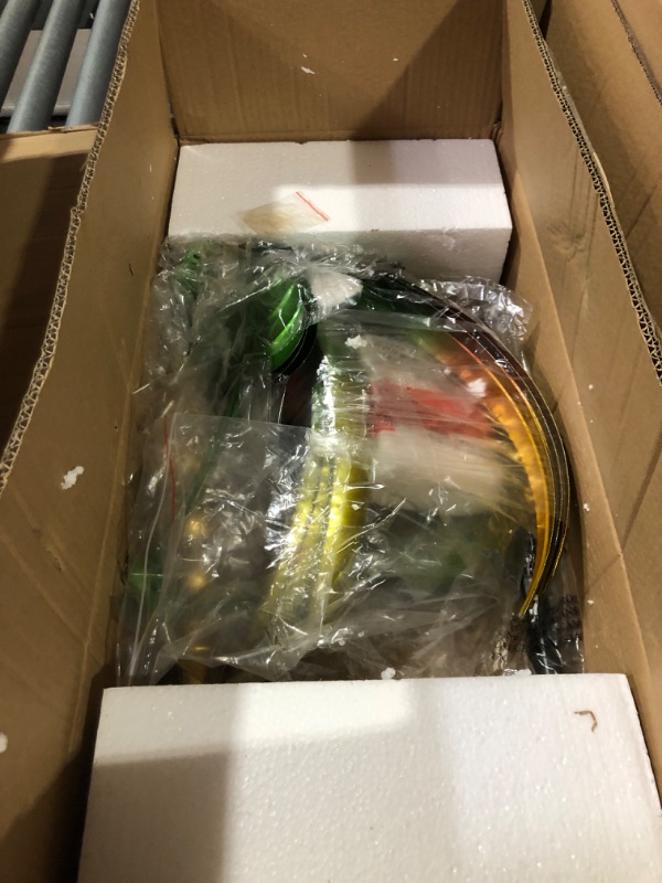 Photo 1 of Solar Butterfly Tulips 69 Inch Wind Catcher for Yard Kinetic Wind Spinner with Garden Stake