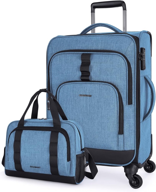 Photo 1 of BAGSMART Expandable 20 inch Carry on Luggage Airline Approved