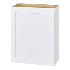 Photo 1 of **MAY BE MISSING PARTS**
Hampton Bay Avondale 18 in. W x 12 in. D x 30 in. H Shaker Wall Kitchen Cabinet in Alpine White