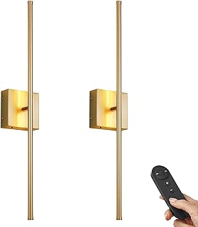 Photo 1 of (used)Battery Operated Wall Sconces with Remote Control, Dimmable Wall Sconces Set of Two