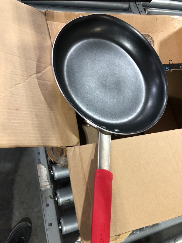 Photo 2 of (DAMAGED ON BOTTOM and DENTED)
Tramontina Professional Series 8-Inch Fry Pan, Heavy-Gauge Aluminum with Reinforced Nonstick Coating, Oven and Dishwasher Safe, NSF Certified, Made in Brazil