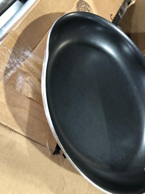 Photo 3 of (DAMAGED ON BOTTOM and DENTED)
Tramontina Professional Series 8-Inch Fry Pan, Heavy-Gauge Aluminum with Reinforced Nonstick Coating, Oven and Dishwasher Safe, NSF Certified, Made in Brazil