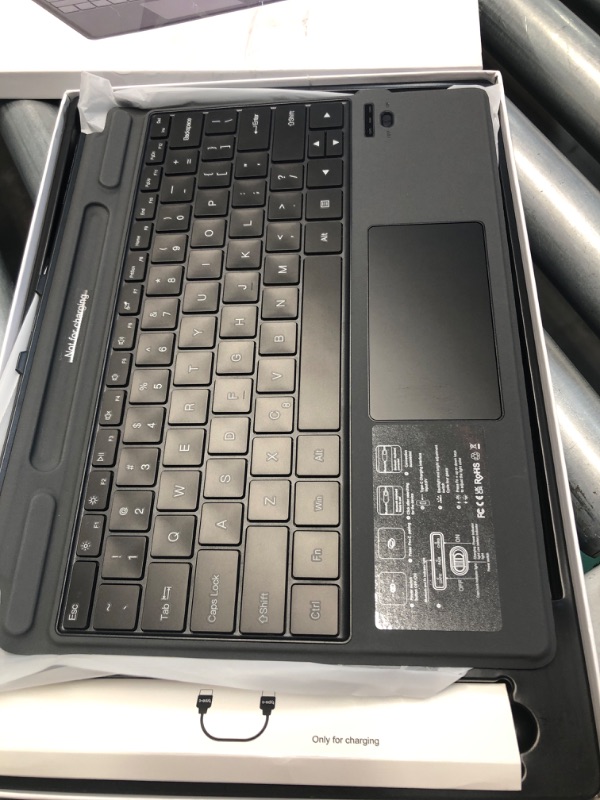 Photo 2 of (READ FULL POST) Surface Keyboard, Ultra-Slim Portable Bluetooth Wireless Keyboard with Touchpad, 7 Colors Backlit Type Cover for Microsoft Surface Pro 7+/7/6/5/4/3

