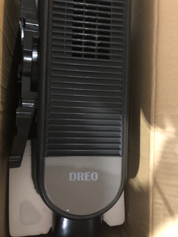 Photo 1 of ***MINOR DAMAGE*FAN BASE IS CHIPPED*MISSING REMOTE*USED***
Dreo Tower Fan for Bedroom, 42 Inch Bladeless Fan, 90° Oscillating Fan, Quiet Floor Fan with Remote, LED Display, 6 Speeds 4 Modes, 12H Timer, Standing Fans for Home Living Room Office, Cruiser Pr
