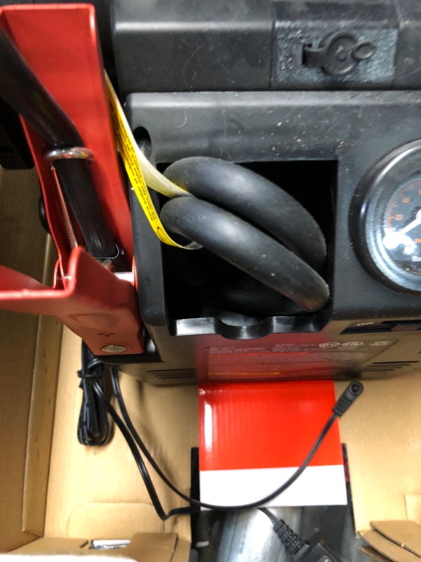 Photo 1 of **NONREFUNDABLE**FOR PARTS OR REPAIR**SEE NOTES**
Vector J7cv 800 Peak Amp Portable Car Jump Starter 120 PSI Compressor
