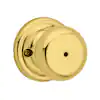 Photo 1 of 
Kwikset
Juno Polished Brass Privacy Bed/Bath Door Knob with Microban Antimicrobial Technology and Lock