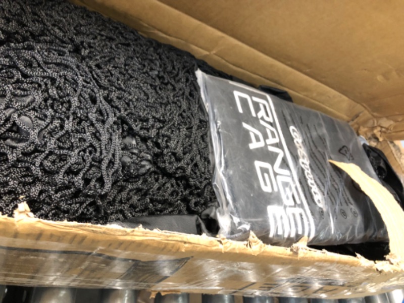 Photo 1 of GoSports Range Cage 10 ft x 8 ft Golf Practice Hitting Net with Impact Screen - Driving Range or Simulator Screen 10 ft x 8 ft Driving Range