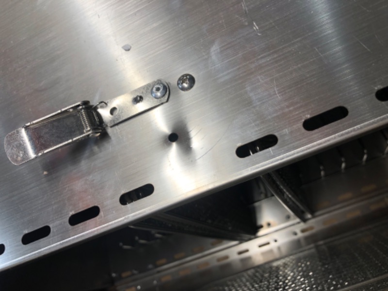 Photo 1 of **BROKEN LOCK**Iproods Food Dehydrator Machine, 18 Stainless Steel Trays, Time and Temperature Control, Fruit Dehydrator for Fruit, Meat, Vegetables and Pet Food, silver 18 Trays