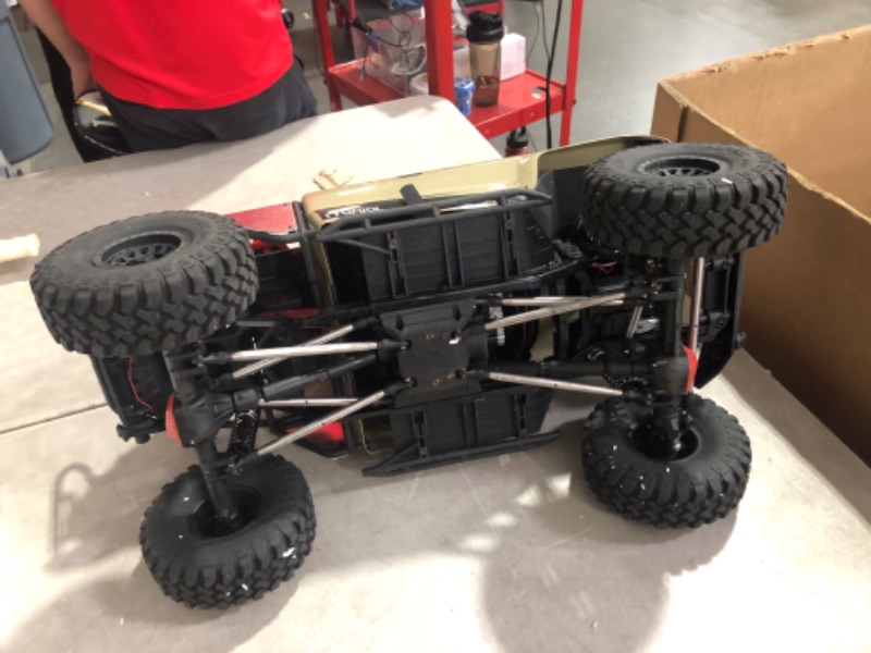 Photo 7 of **Minor damage**
Axial RC Crawler 1/6 SCX6 Trail Honcho 4WD RTR (Transmitter and Receiver Included, Battery and Charger Not Included), Red, AXI05001T1, Trucks Electric