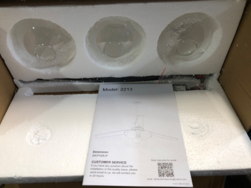 Photo 1 of **For parts only and nonrefundable**
Ceiling fan 