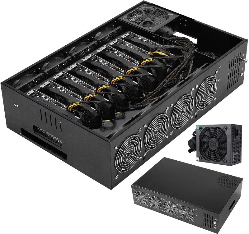 Photo 1 of SUOHUI GPU Mining Rig Complete Mining Server Case f