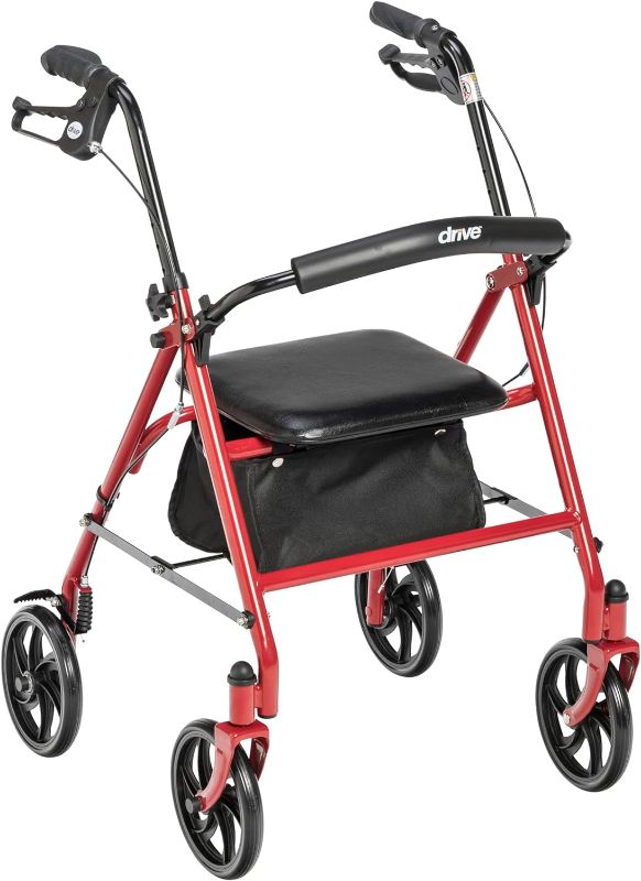 Photo 1 of **General post and photo used for reference**
2 in 1 rollator walker model kld-9224 red 