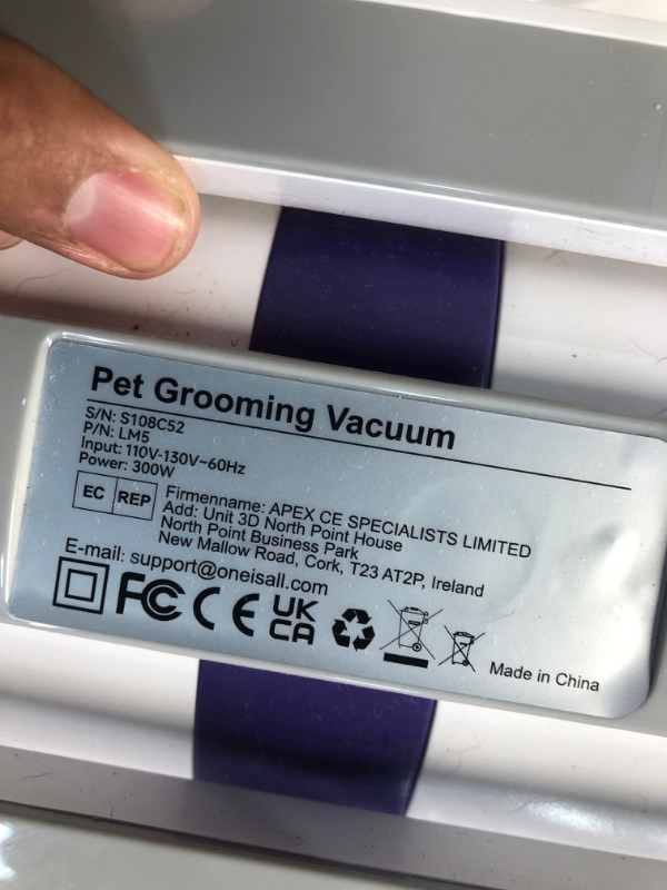 Photo 4 of (READ FULL POST) Pet Grooming Vacuum Kit,Dog Vacuum for Shedding Grooming 