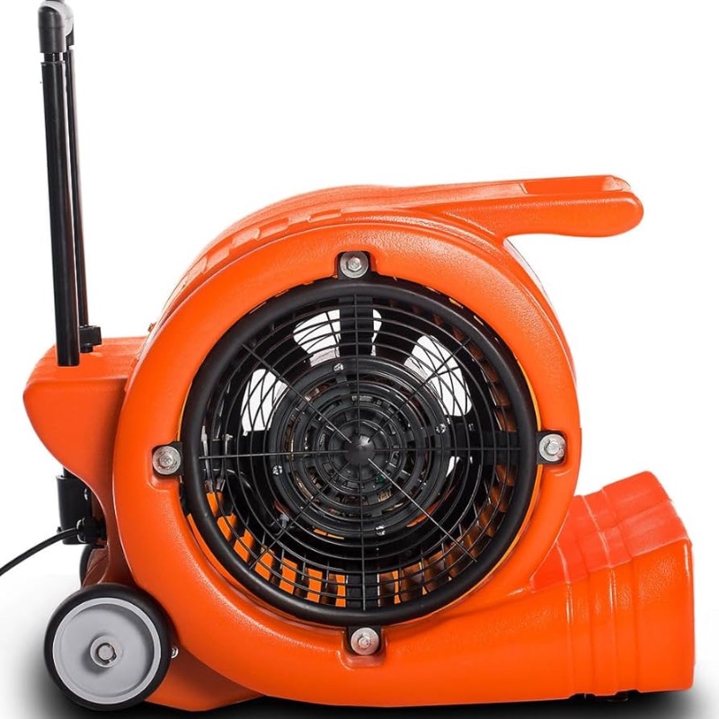 Photo 1 of *GENERIC POST, STOCK PHOTO FOR REFERENCE*  3-Speed Air Mover 1.3HP 5000 CFM Powerful Floor Blower Carpet Dryers Janitoral Floor Dryer with Telescopic Handle, Wheels 115V