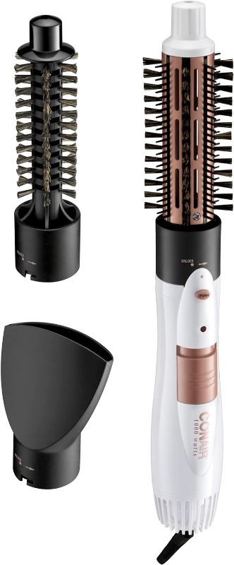 Photo 1 of (READ FULL POST) Conair Double Ceramic 3-in-1 Hot Air Brush, Dry as You Style