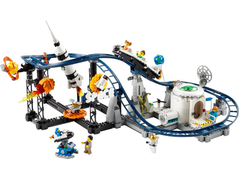 Photo 1 of *SEE PICS/NOTES* LEGO Creator Space Roller Coaster Building Toy Set 31142