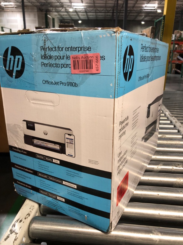 Photo 3 of ***USED - LIKELY MISSING PARTS - UNABLE TO VERIFY FUNCITONALITY***
HP OfficeJet Pro 9110b Wireless Color Inkjet Printer, Print, Duplex Printing Best for Office (5A0S1A) New Version