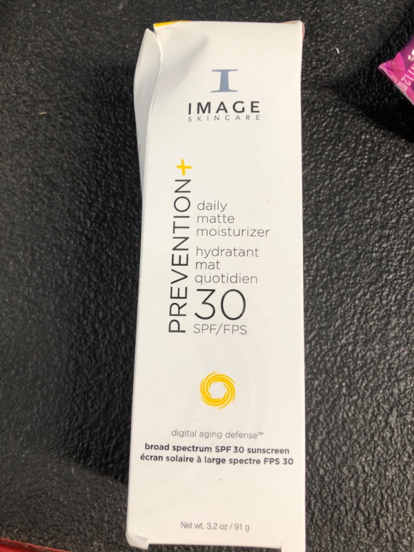 Photo 1 of **NON REFUNDABLE**
EXP: 07/24 IMAGE Skincare, PREVENTION+ Daily Matte Moisturizer SPF 30, Zinc Oxide Mattifying Face Sunscreen Lotion, 3.2 oz