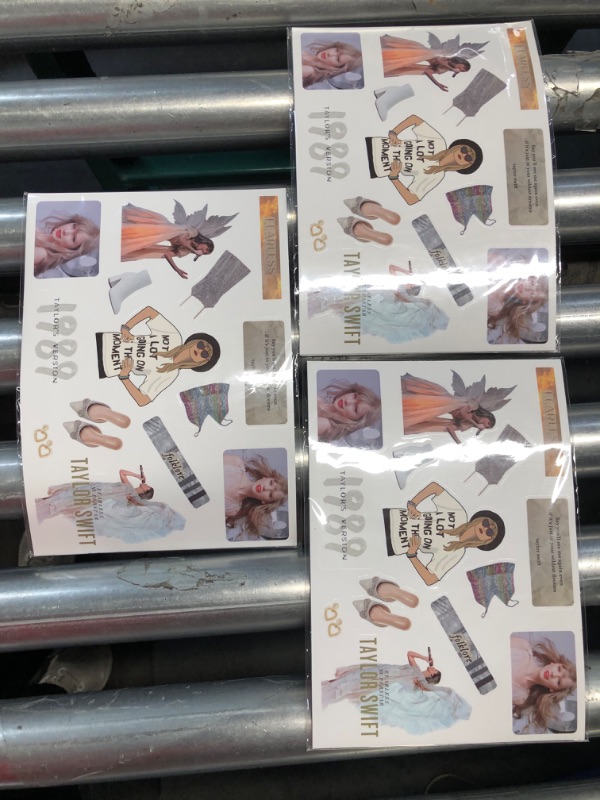 Photo 2 of **NON REFUNDABLE**
BUNDLE OF 3 PACKS Taylor Stickers (100 PCS)  **STOCK PHOTO SEE PHOTO**